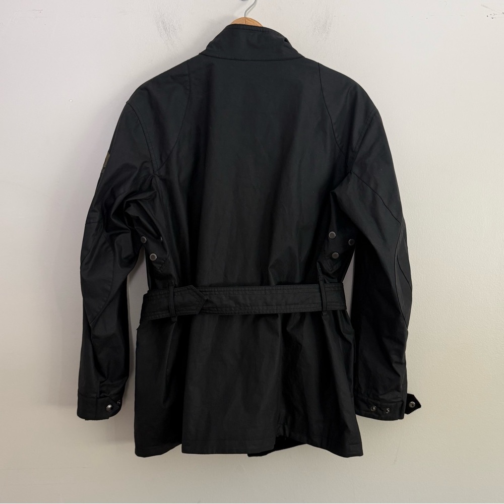 Belstaff  Heirloom Trialmaster Jacket, Black coated jacket size 14 - Picture 8 of 17
